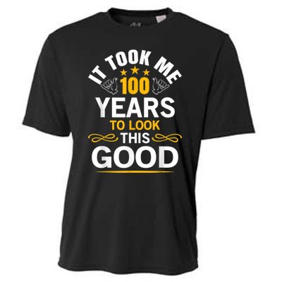 100th Birthday Design Took Me 100 Years Old Birthday Cooling Performance Crew T-Shirt