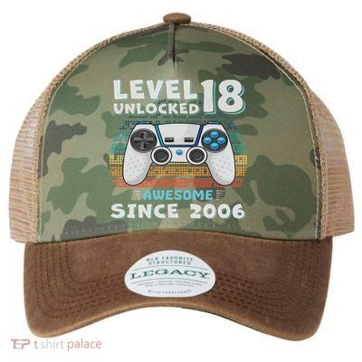 18th Birthday Decoration 18yr 18 Year Old Birthday Legacy Tie Dye Trucker Hat