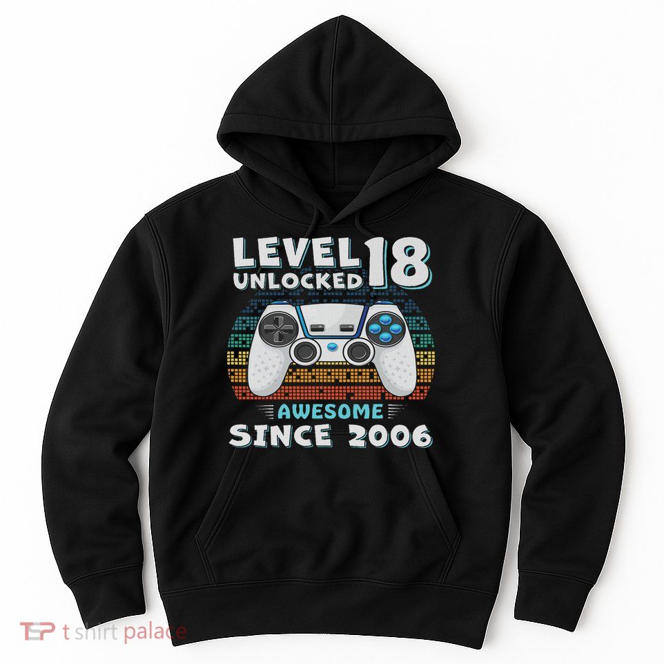 18th Birthday Decoration 18yr 18 Year Old Birthday Hoodie