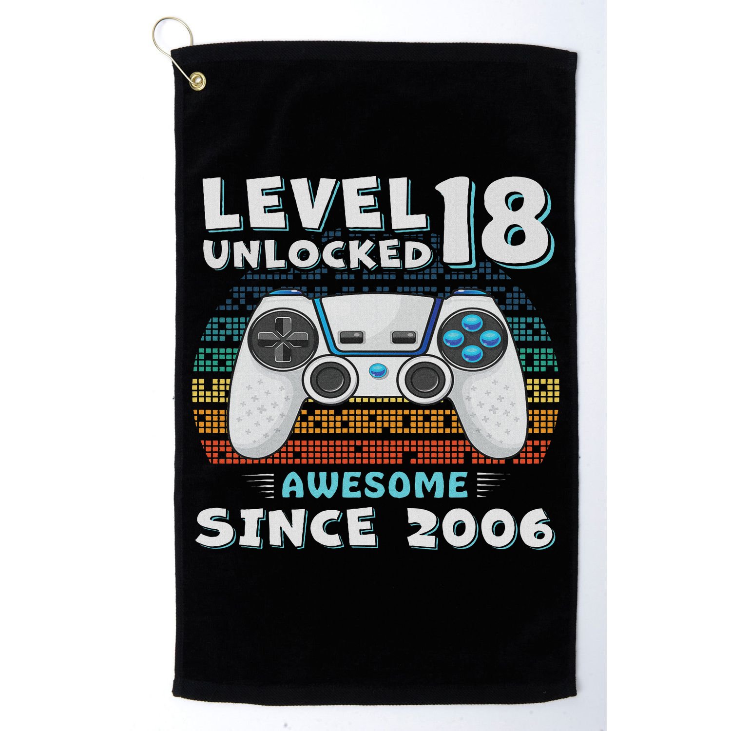 18th Birthday Decoration 18yr 18 Year Old Birthday Golf Towel