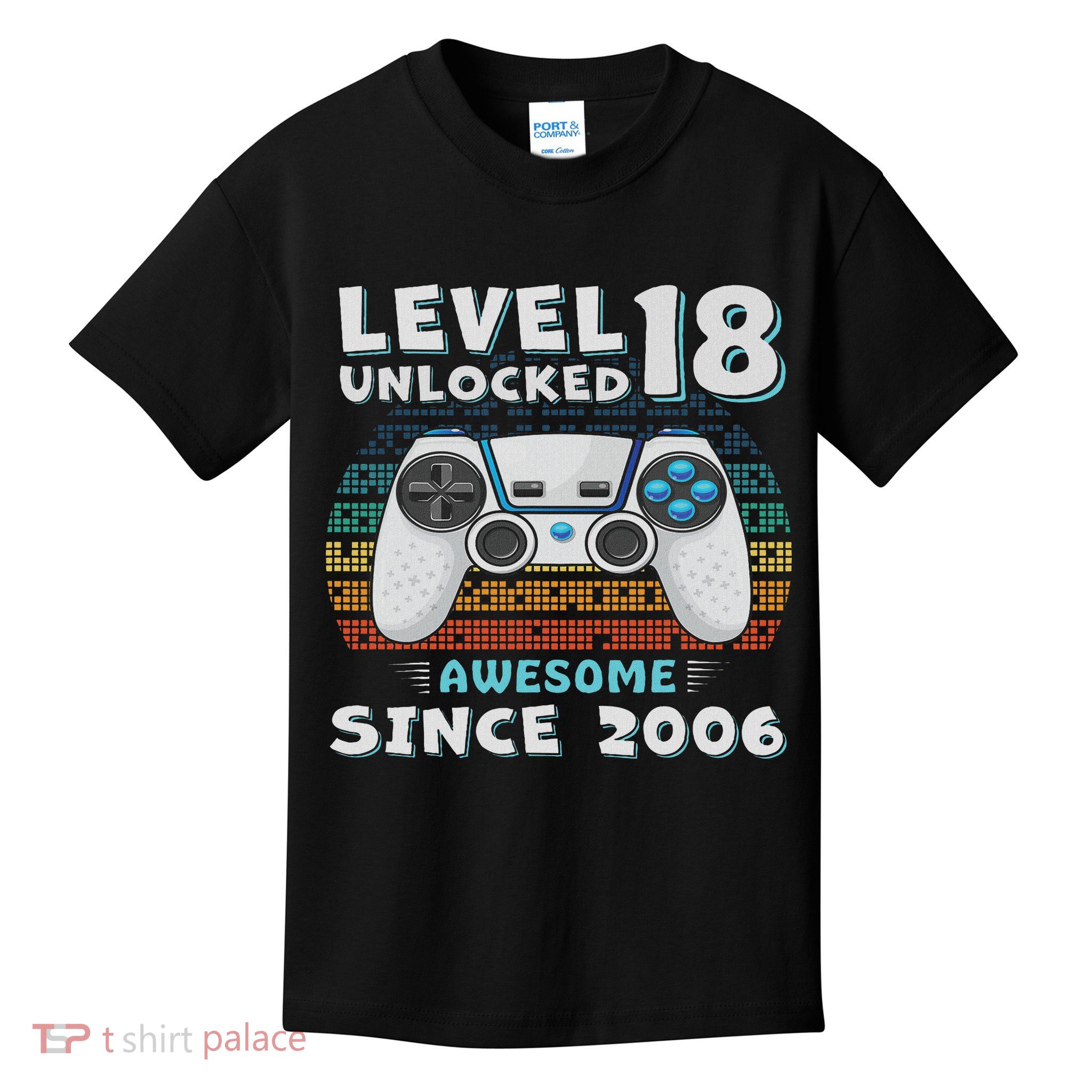 18th Birthday Decoration 18yr 18 Year Old Birthday Kids T-Shirt