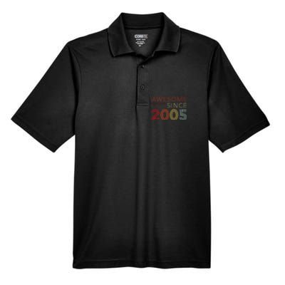 18 Birthday Decorations 2005 BDay 18th Birthday Men's Origin Performance Pique Polo