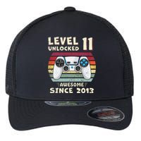 11th Birthday Decoration Boy 11yr 11 Year Old Birthday Flexfit Unipanel Trucker Cap