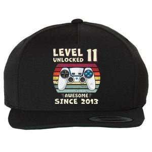 11th Birthday Decoration Boy 11yr 11 Year Old Birthday Wool Snapback Cap