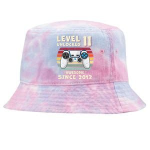 11th Birthday Decoration Boy 11yr 11 Year Old Birthday Tie-Dyed Bucket Hat