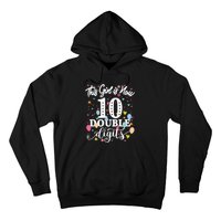 10th Birthday Funny Gift This Girl Is Now 10 Double Digits Gift Hoodie