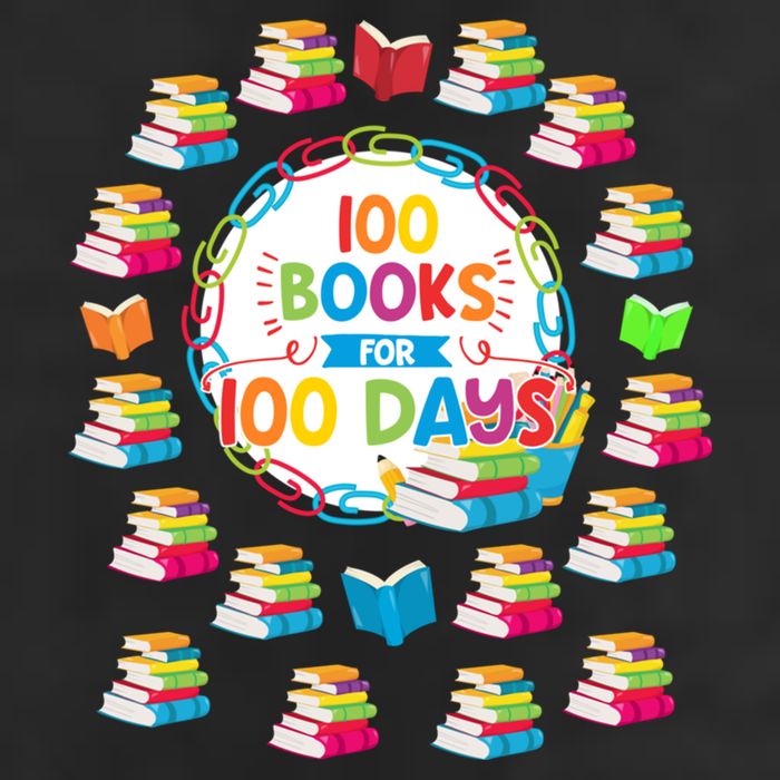 100 Books For 100 Days 100th Day Of School Gift Teacher Meaningful Gift Beanie