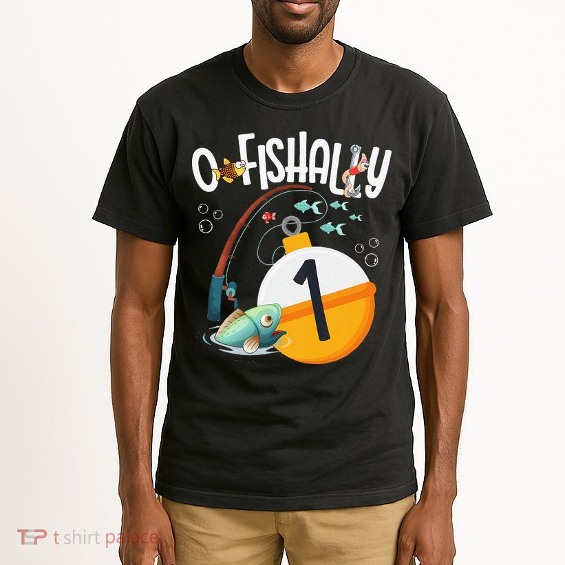 1st Birthday Fishing Theme For And OFishally 1 Tall T-Shirt