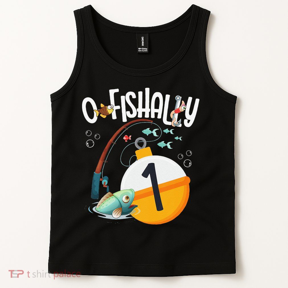 1st Birthday Fishing Theme For And OFishally 1 Tank Top