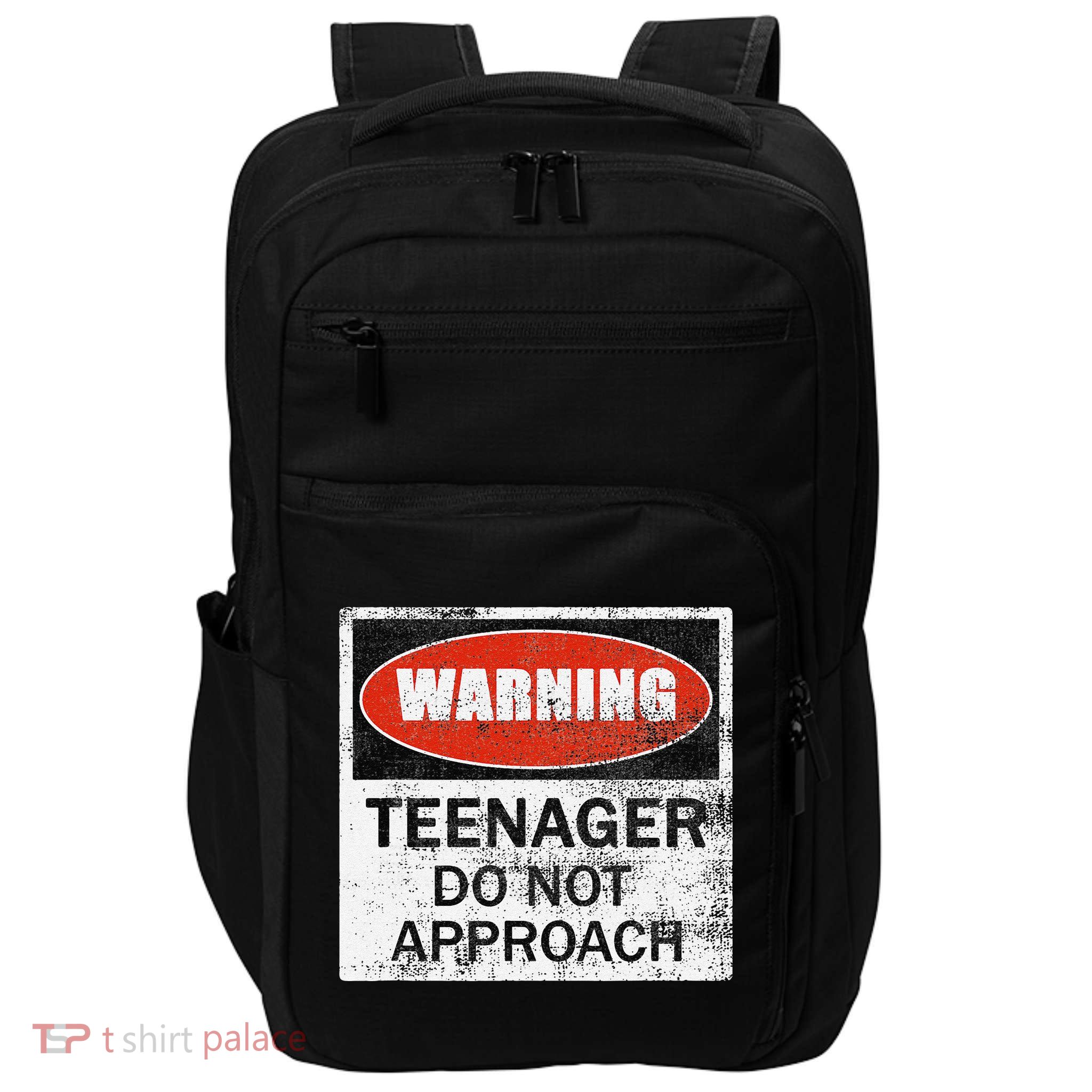 13th Birthday Fun Warning Official Teenager Do Not Approach Impact Tech Backpack