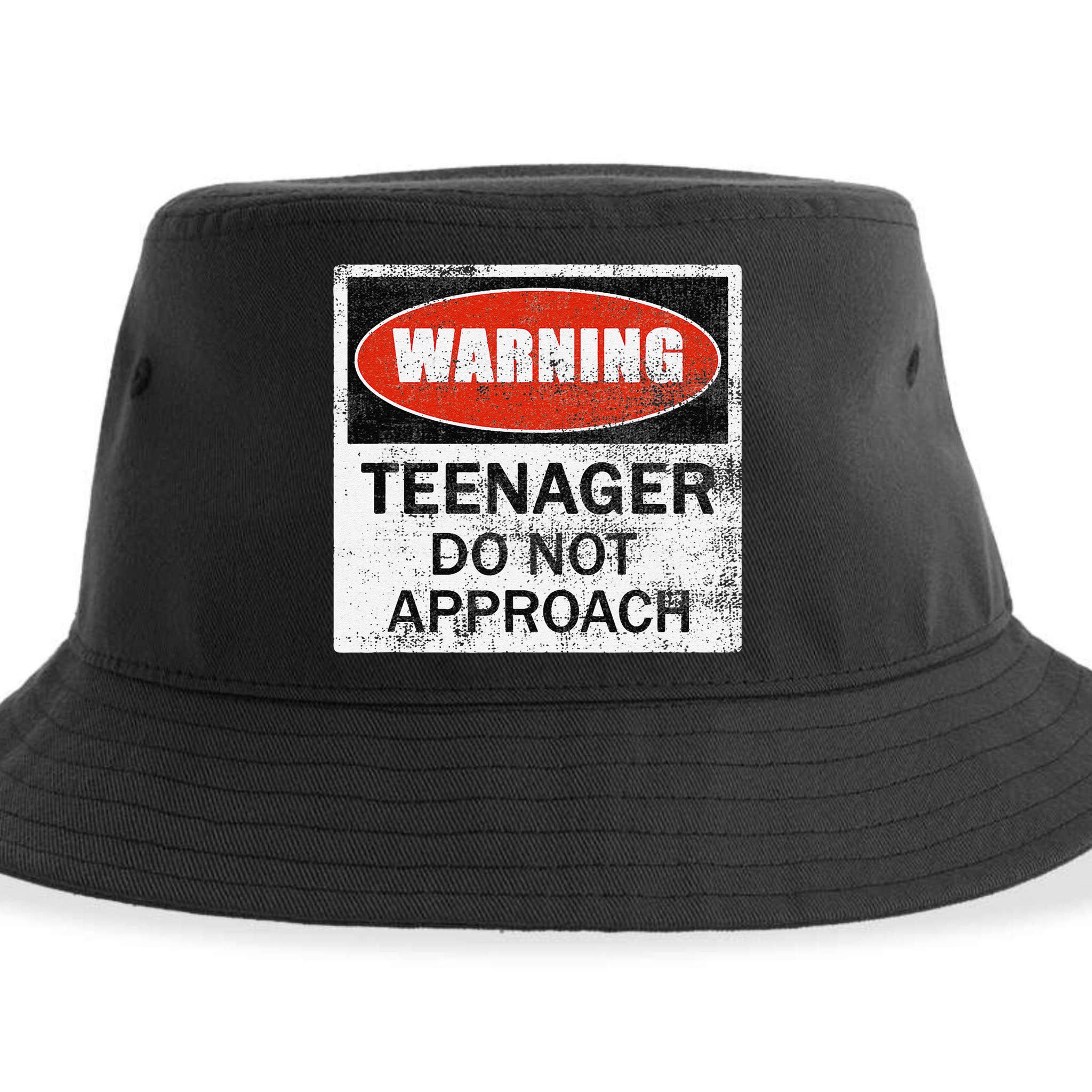 13th Birthday Fun Warning Official Teenager Do Not Approach Sustainable Bucket Hat