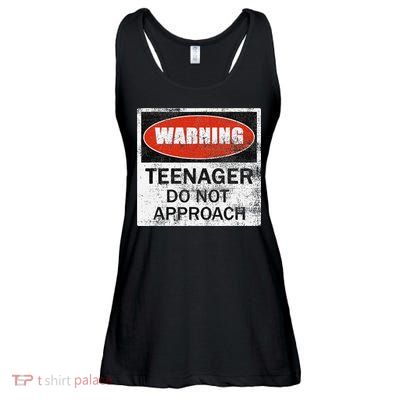 13th Birthday Fun Warning Official Teenager Do Not Approach Ladies Essential Flowy Tank