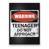 13th Birthday Fun Warning Official Teenager Do Not Approach Poster