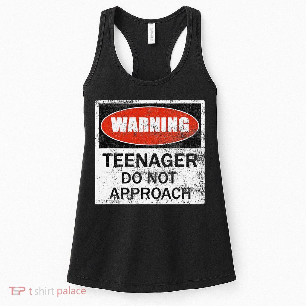 13th Birthday Fun Warning Official Teenager Do Not Approach Womens Tank Top