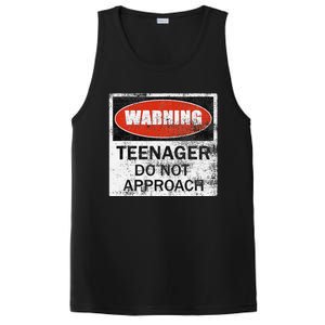 13th Birthday Fun Warning Official Teenager Do Not Approach PosiCharge Competitor Tank