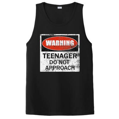 13th Birthday Fun Warning Official Teenager Do Not Approach PosiCharge Competitor Tank