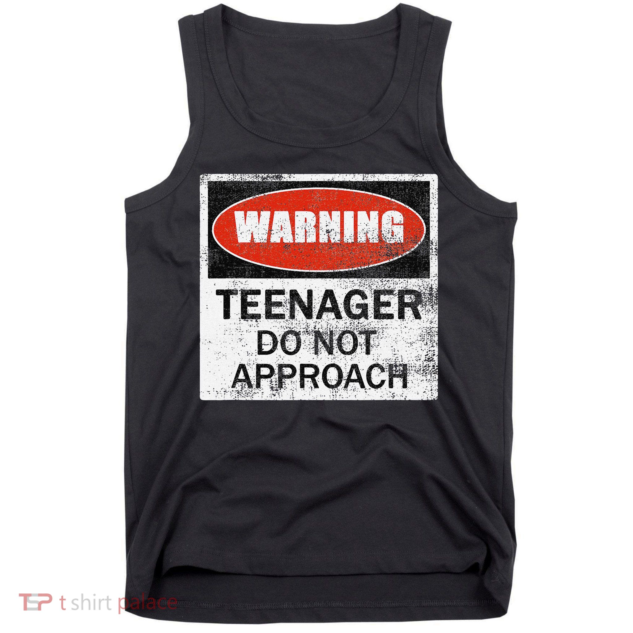 13th Birthday Fun Warning Official Teenager Do Not Approach Tank Top