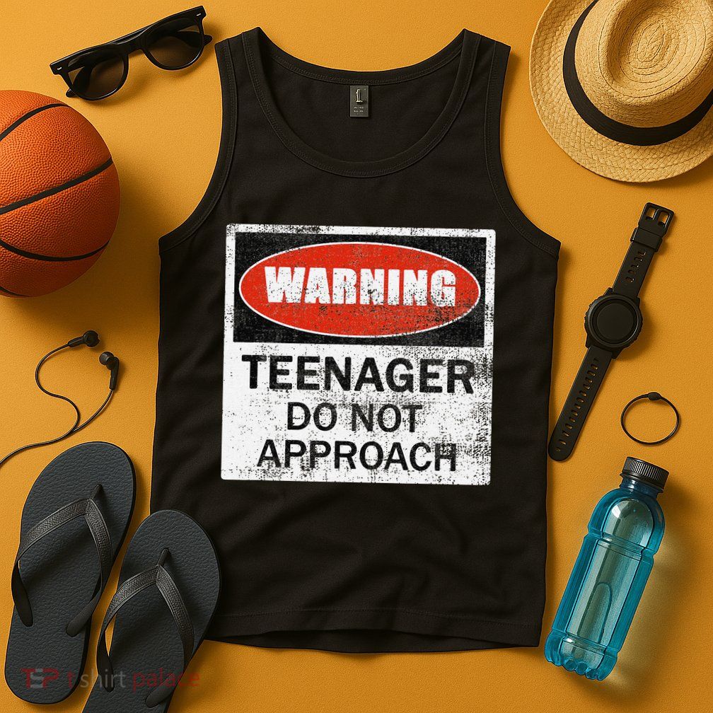 13th Birthday Fun Warning Official Teenager Do Not Approach Tank Top