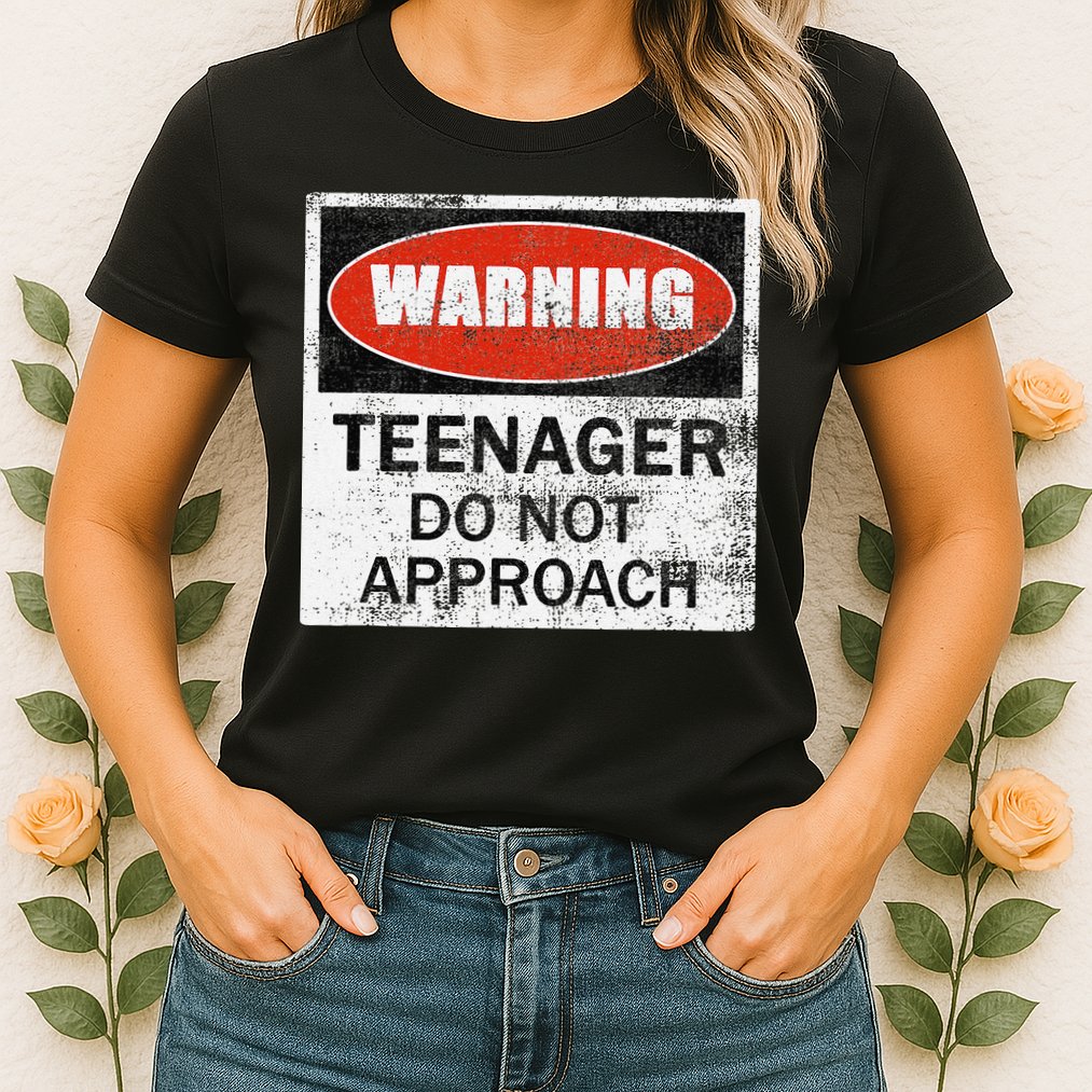 13th Birthday Fun Warning Official Teenager Do Not Approach Womens T-Shirt
