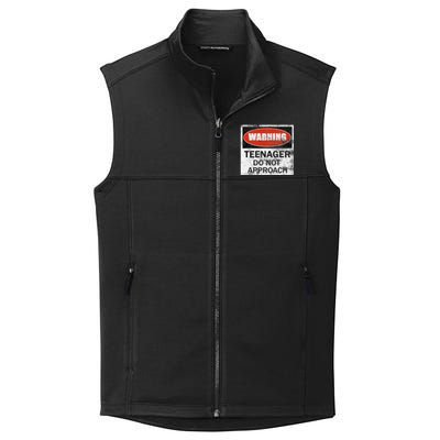 13th Birthday Fun Warning Official Teenager Do Not Approach Collective Smooth Fleece Vest