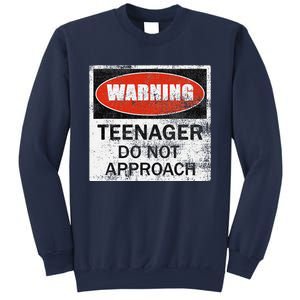 13th Birthday Fun Warning Official Teenager Do Not Approach Sweatshirt