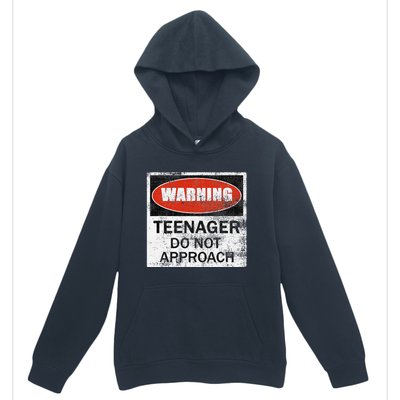 13th Birthday Fun Warning Official Teenager Do Not Approach Urban Pullover Hoodie