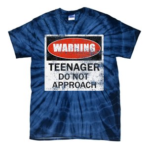 13th Birthday Fun Warning Official Teenager Do Not Approach Tie-Dye T-Shirt