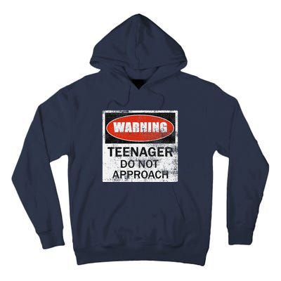 13th Birthday Fun Warning Official Teenager Do Not Approach Tall Hoodie