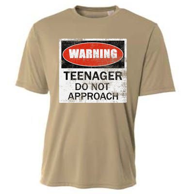 13th Birthday Fun Warning Official Teenager Do Not Approach Cooling Performance Crew T-Shirt