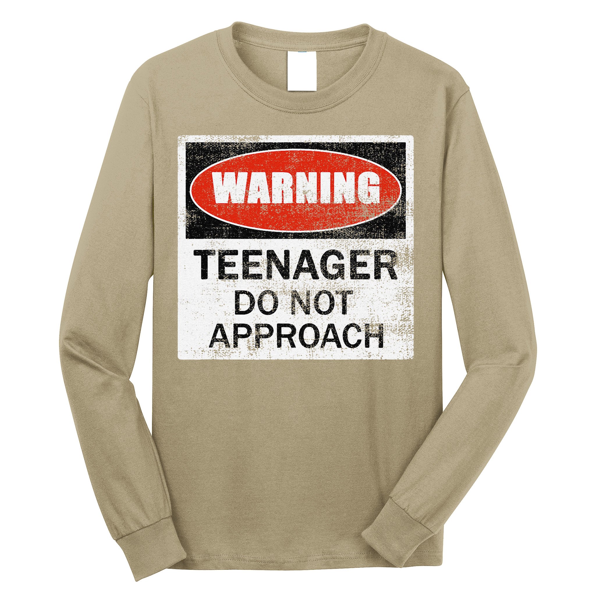13th Birthday Fun Warning Official Teenager Do Not Approach Long Sleeve Shirt