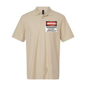 13th Birthday Fun Warning Official Teenager Do Not Approach Softstyle Adult Sport Polo