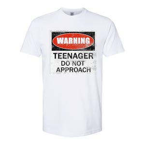 13th Birthday Fun Warning Official Teenager Do Not Approach Softstyle CVC T-Shirt