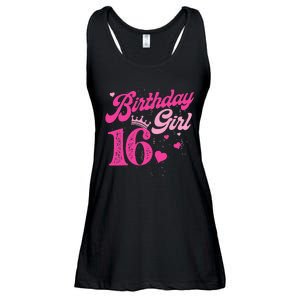 16th Birthday Girl Crown 16 Years Old Bday Ladies Essential Flowy Tank