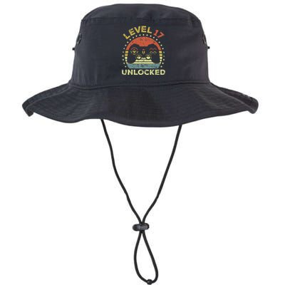 17th Birthday Gaming Level 17 Unlocked Legacy Cool Fit Booney Bucket Hat