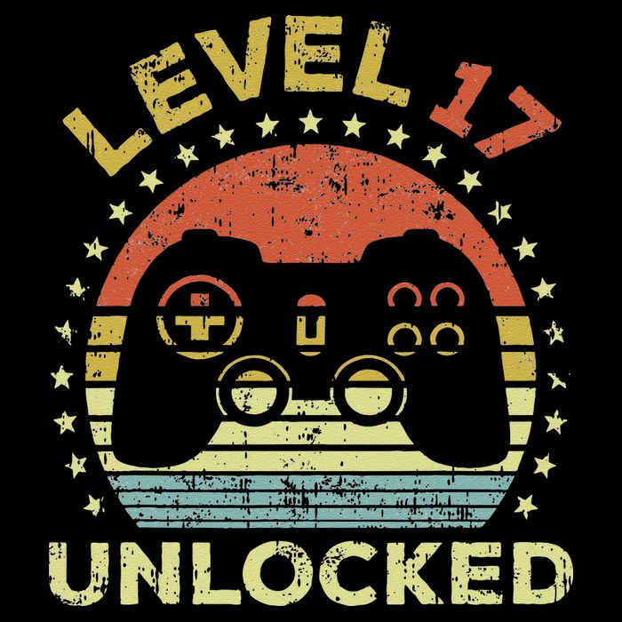 17th Birthday Gaming Level 17 Unlocked 16 in Basic Backpack