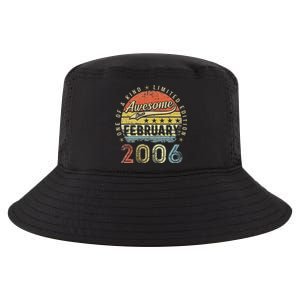 17th Birthday Gift Awesome Since February 2006 17 Year Old Love Cute Cool Comfort Performance Bucket Hat