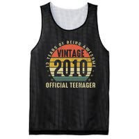 13th Birthday Gifts Vintage 2010 Teenager 13 Years Old Mesh Reversible Basketball Jersey Tank