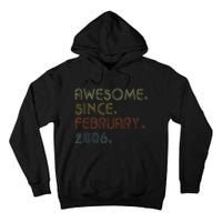 17th Birthday Gift Awesome Since February 2006 17 Year Old Love Tall Hoodie