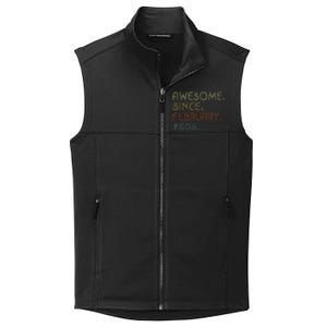 17th Birthday Gift Awesome Since February 2006 17 Year Old Love Collective Smooth Fleece Vest