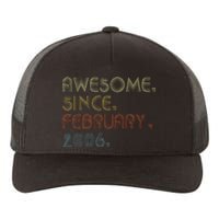 17th Birthday Gift Awesome Since February 2006 17 Year Old Yupoong Adult 5-Panel Trucker Hat