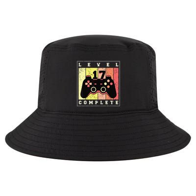 17Th Birthday Gamer Level 17 Complete Cool Comfort Performance Bucket Hat