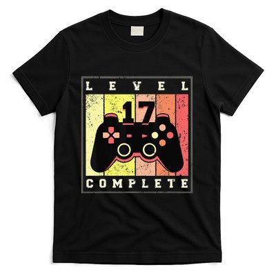 17Th Birthday Gamer Level 17 Complete T-Shirt