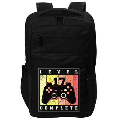 17Th Birthday Gamer Level 17 Complete Impact Tech Backpack
