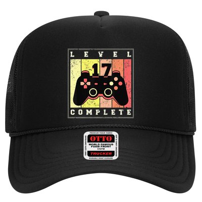 17Th Birthday Gamer Level 17 Complete Trucker Hat