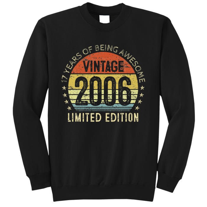 17th Birthday Gift Vintage 2006 Limited Edition 17 Year Old Sweatshirt