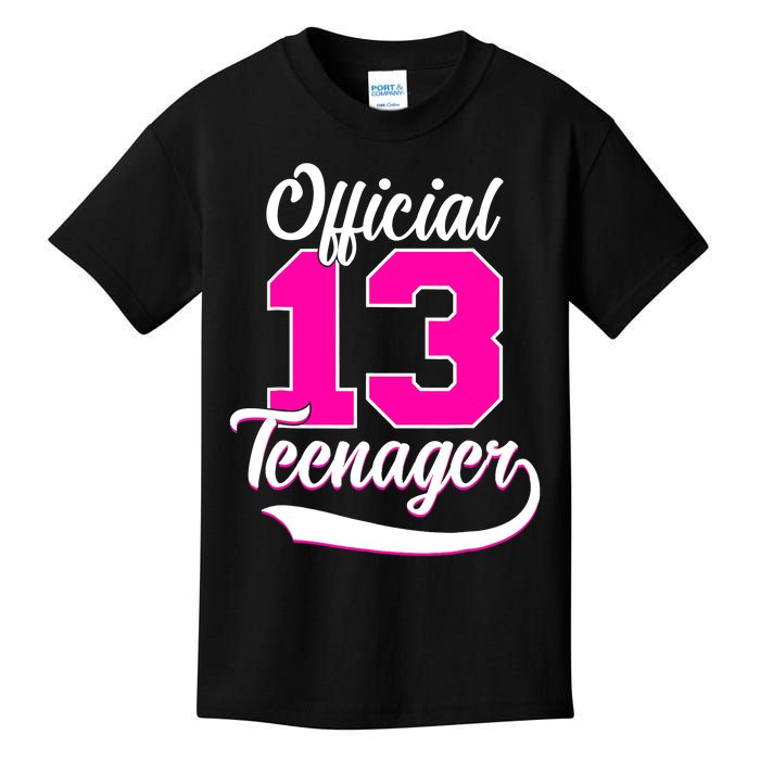 13th Birthday Girls 13 Years Cute Teenager Birthday Kids T-Shirt