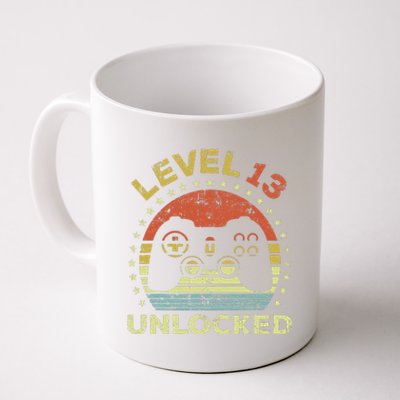 13th Birthday Gaming Level 13 Unlocked Coffee Mug