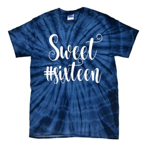 16th Birthday Gift Teen Sweet Sixteen 16 Rose Gold Tie-Dye T-Shirt