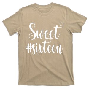 16th Birthday Gift Teen Sweet Sixteen 16 Rose Gold T-Shirt