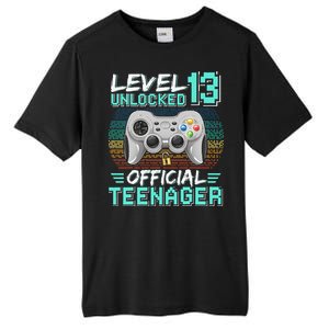 13th Birthday Gifts Level 13 Unlocked Tall Fusion ChromaSoft Performance T-Shirt